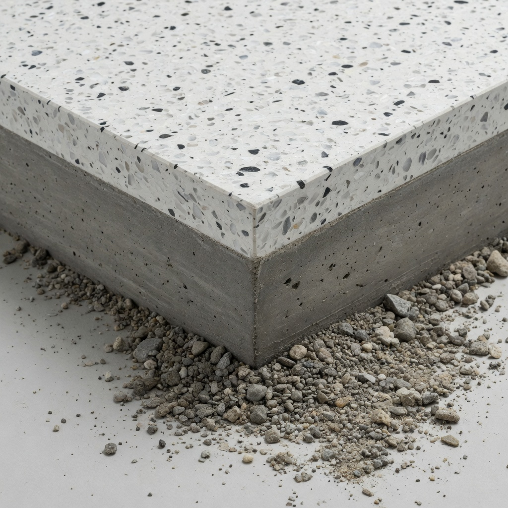 Pisos em Granitina — detalhe