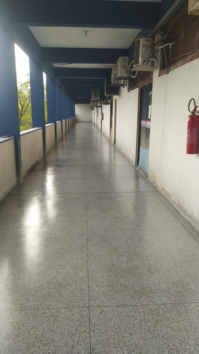 Piso em granitina executado em São Luís