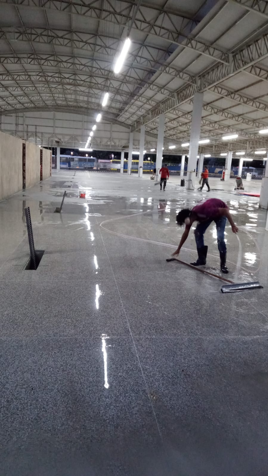 Piso em granitina executado em Imperatriz