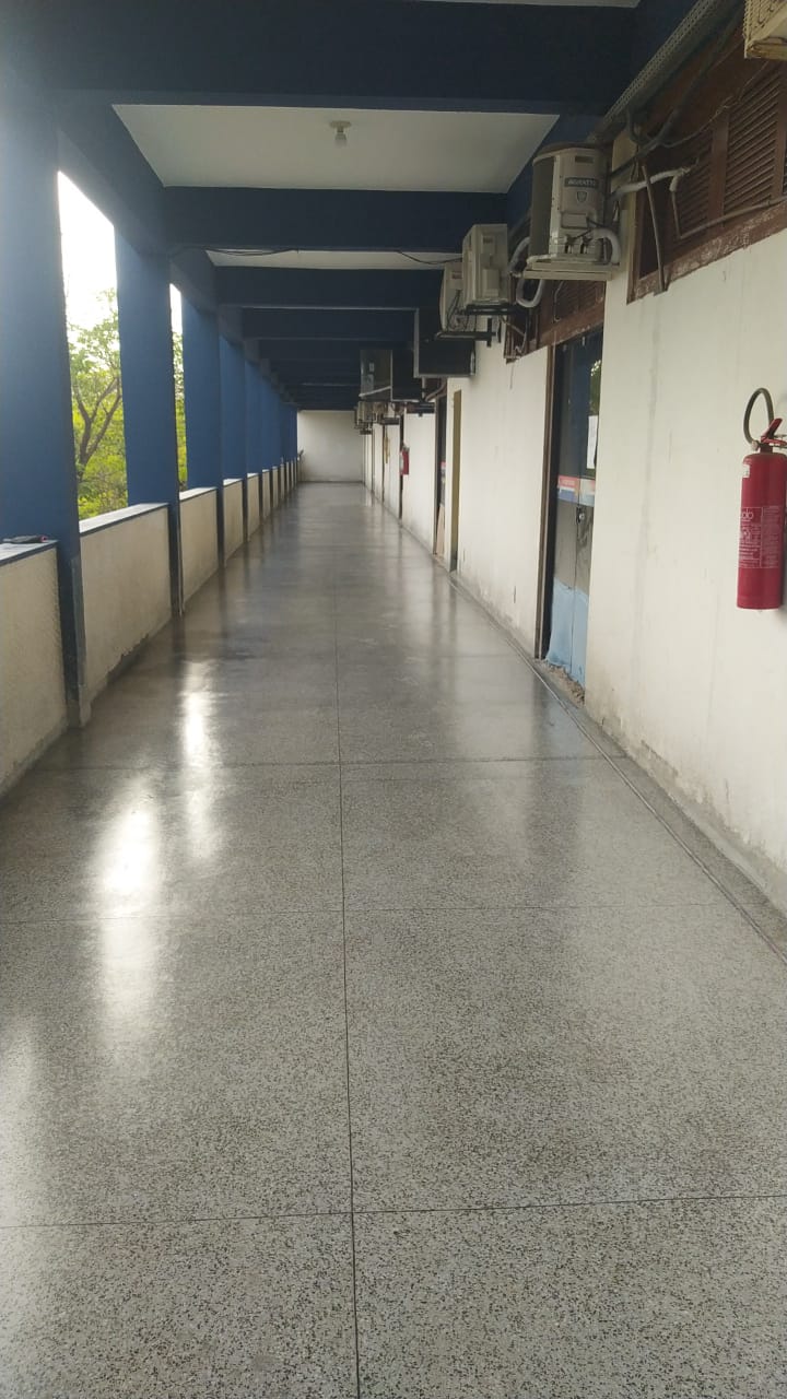 Piso em granitina executado em São Luís
